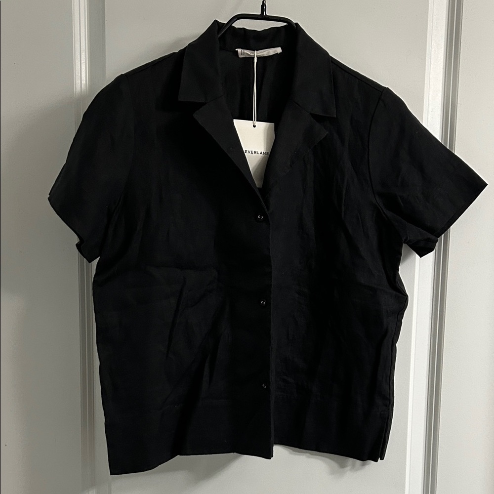 everlane - notch shirt in linen